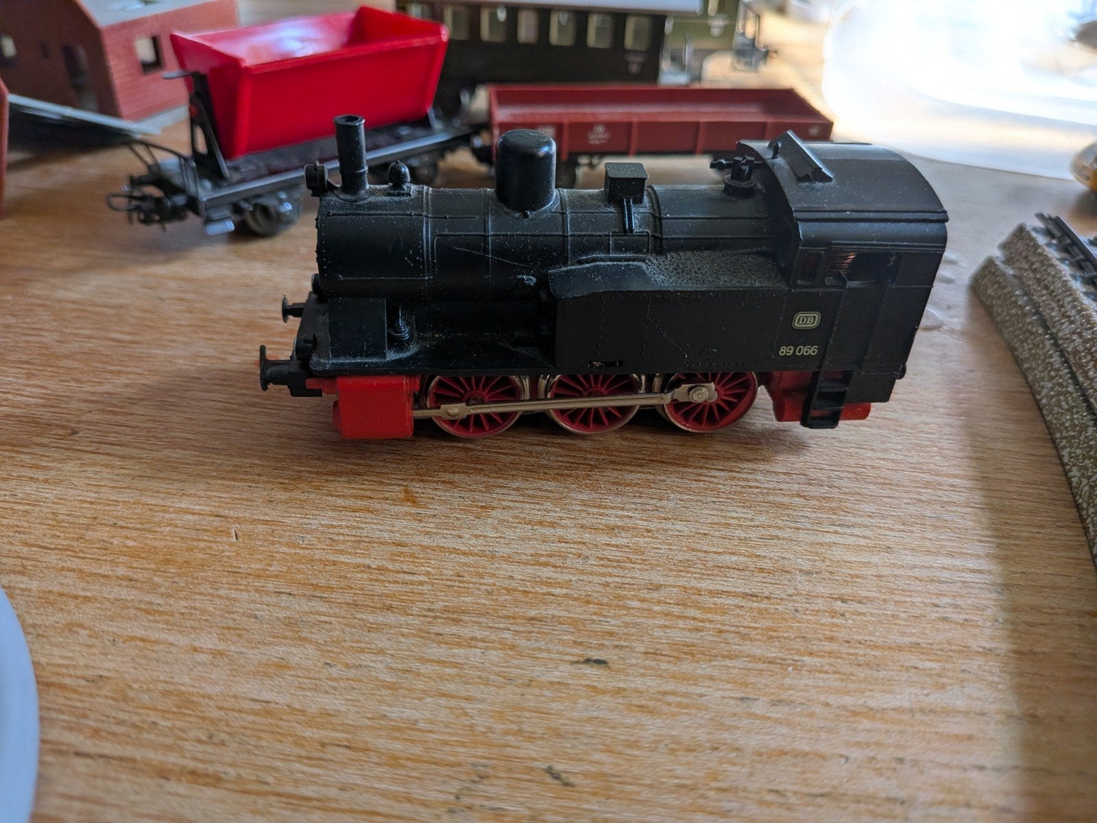 Marklin baan met trein, Hobby en Vrije tijd, Modeltreinen | H0, Ophalen, Wisselstroom, Gebruikt, Rails
