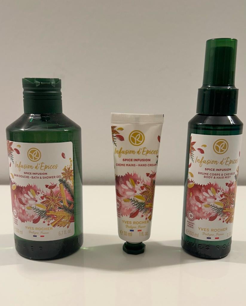 Yves Rocher cadeauset Infusion d'epices, Ophalen of Verzenden, Nieuw, Bad & Douche