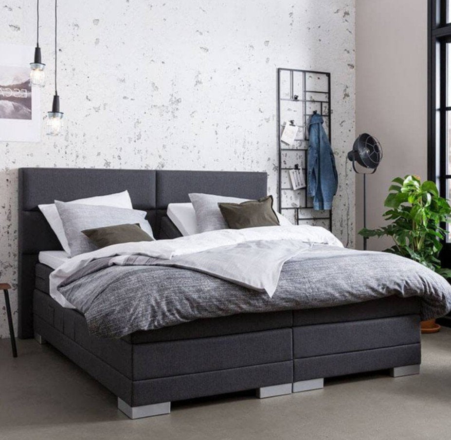 Elektrische boxspringset 'Thor' 210x180 - Zo goed als nieuw, Huis en Inrichting, Slaapkamer | Bedden, Verstelbaar, 210 cm, Tweepersoons