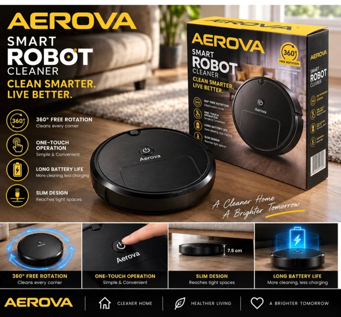 Aerova Smart Robot Cleaner - Robotstofzuiger, Overige merken, Ophalen of Verzenden, Robotstofzuiger, Reservoir