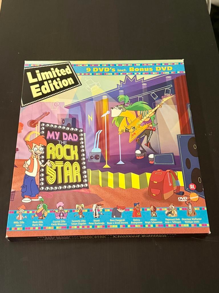 My Dad the Rock Star - Limited Edition 9 DVD Boxset ZELDZAAM, Boxset, Ophalen of Verzenden, Zo goed als nieuw, Alle leeftijden