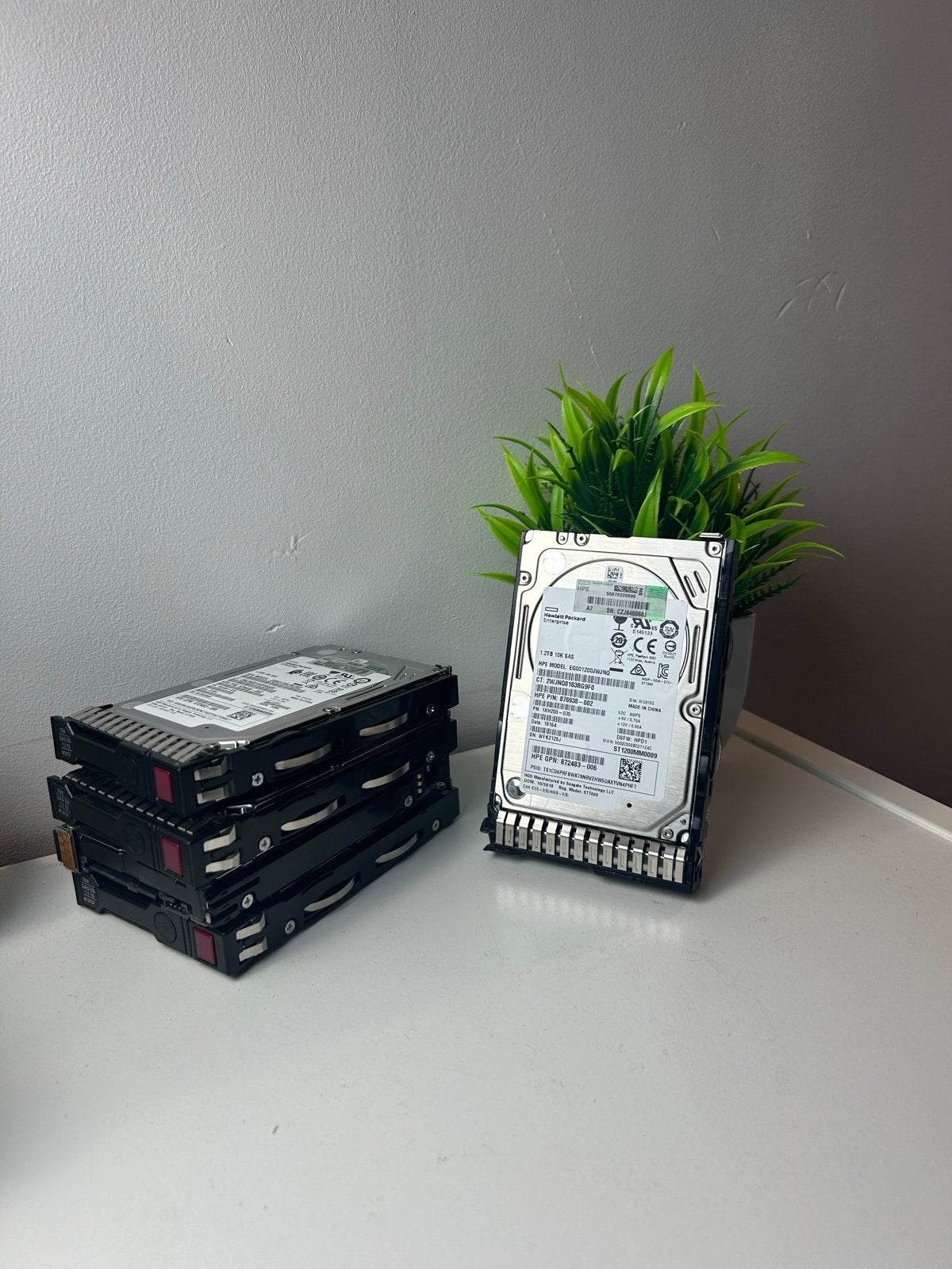 5x HPE 1.2TB SAS Harde Schijven - Server Opslag, Intern, Gebruikt, SAS, Server