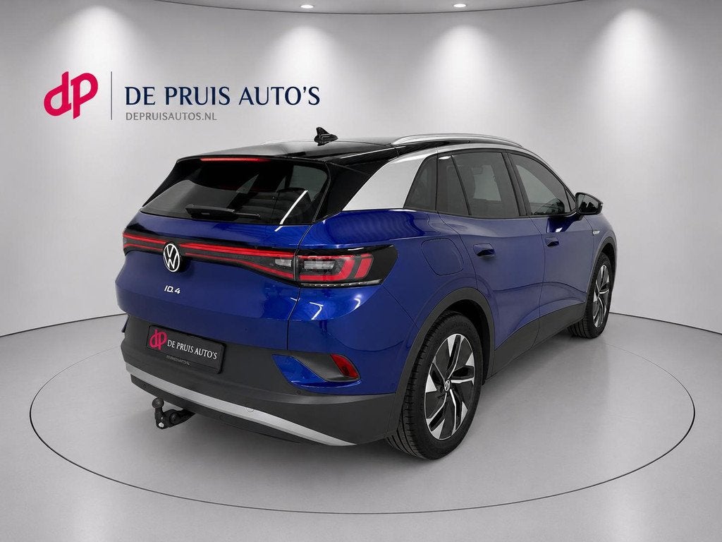 Volkswagen ID.4 Pro Performance 204PK SOH96% Trekhaak Warmte, Auto's, Volkswagen, Gebruikt, Zwart, 528 km, Met garantie (alle)