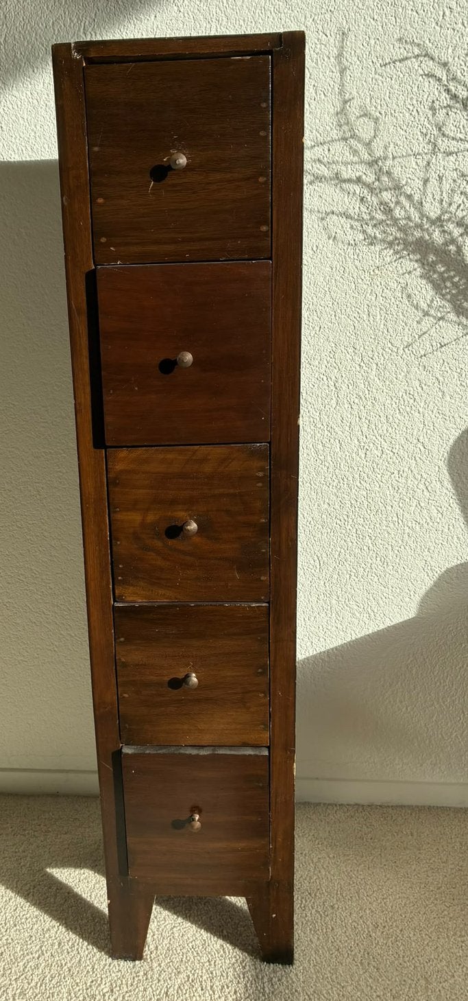 Hoog lade kastje, Huis en Inrichting, Ophalen, Minder dan 50 cm, Gebruikt, 100 tot 150 cm