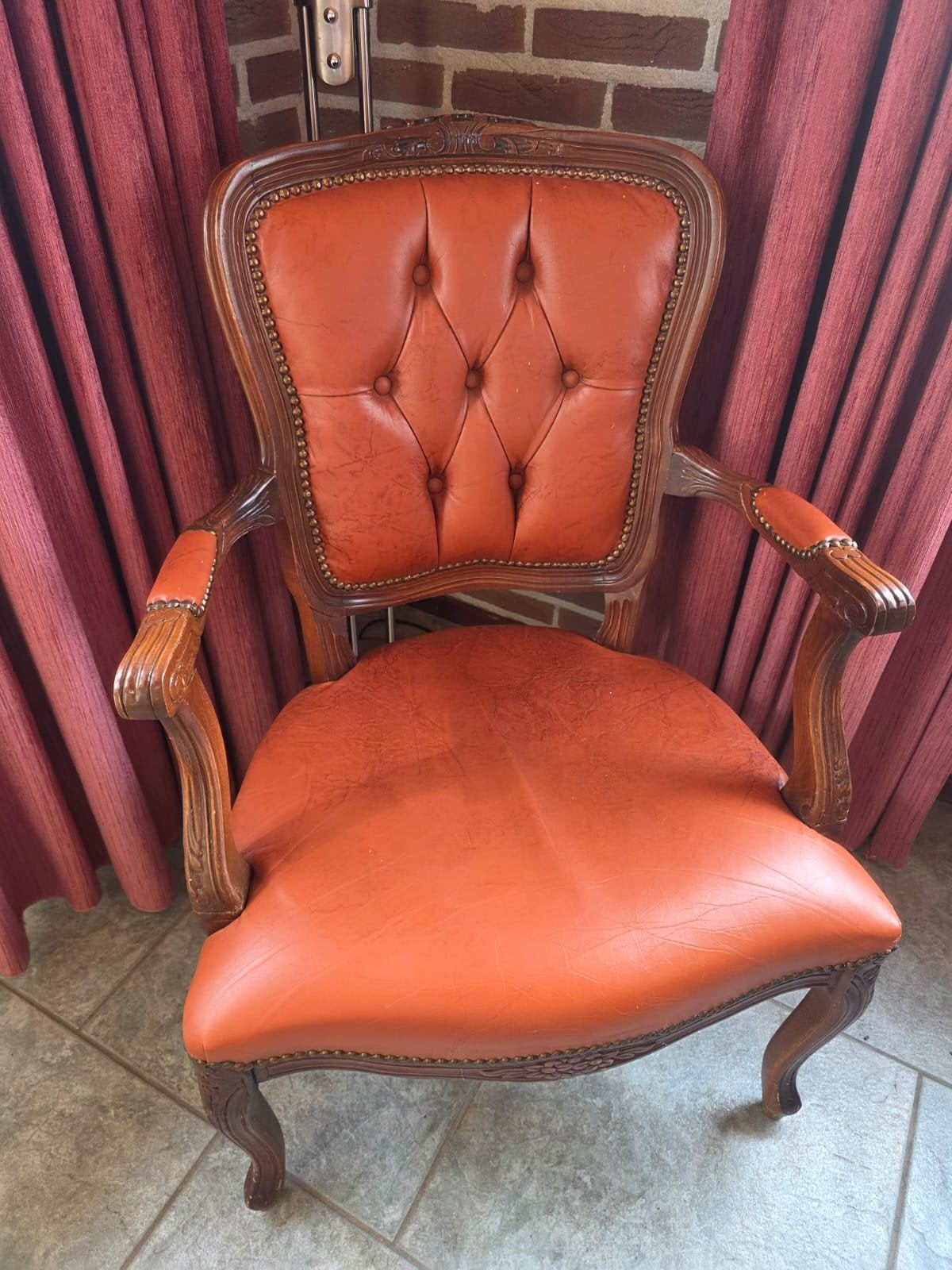louis de xv stoel, Ophalen