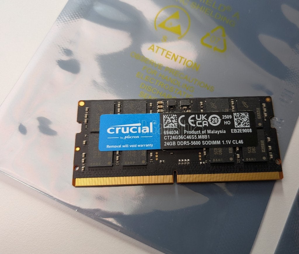 Crucial 24GB DDR5-5600 SODIMM CT24G56C46S5, Computers en Software, RAM geheugen, Info@gt-direct.nl, 32 GB, Ringweg 18, Zo goed als nieuw