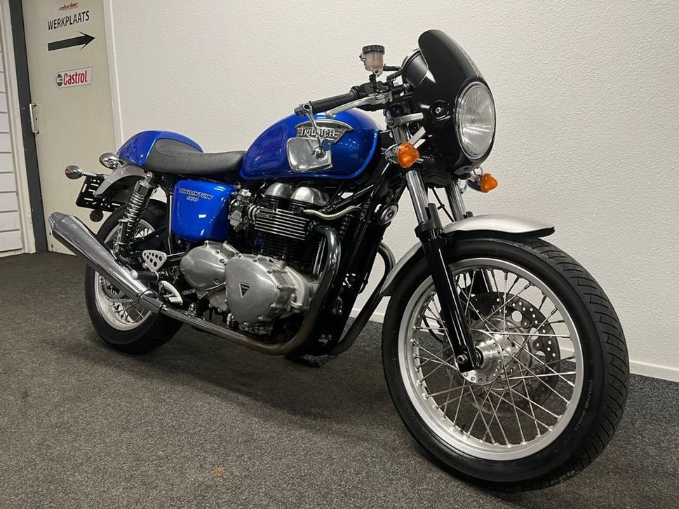⭐️⭐Prachtige TRIUMPH THRUXTON 900 (bj 2005)⭐️⭐, Motorrijbewijs A, Bedrijf, Meer dan 35 kW, Toermotor