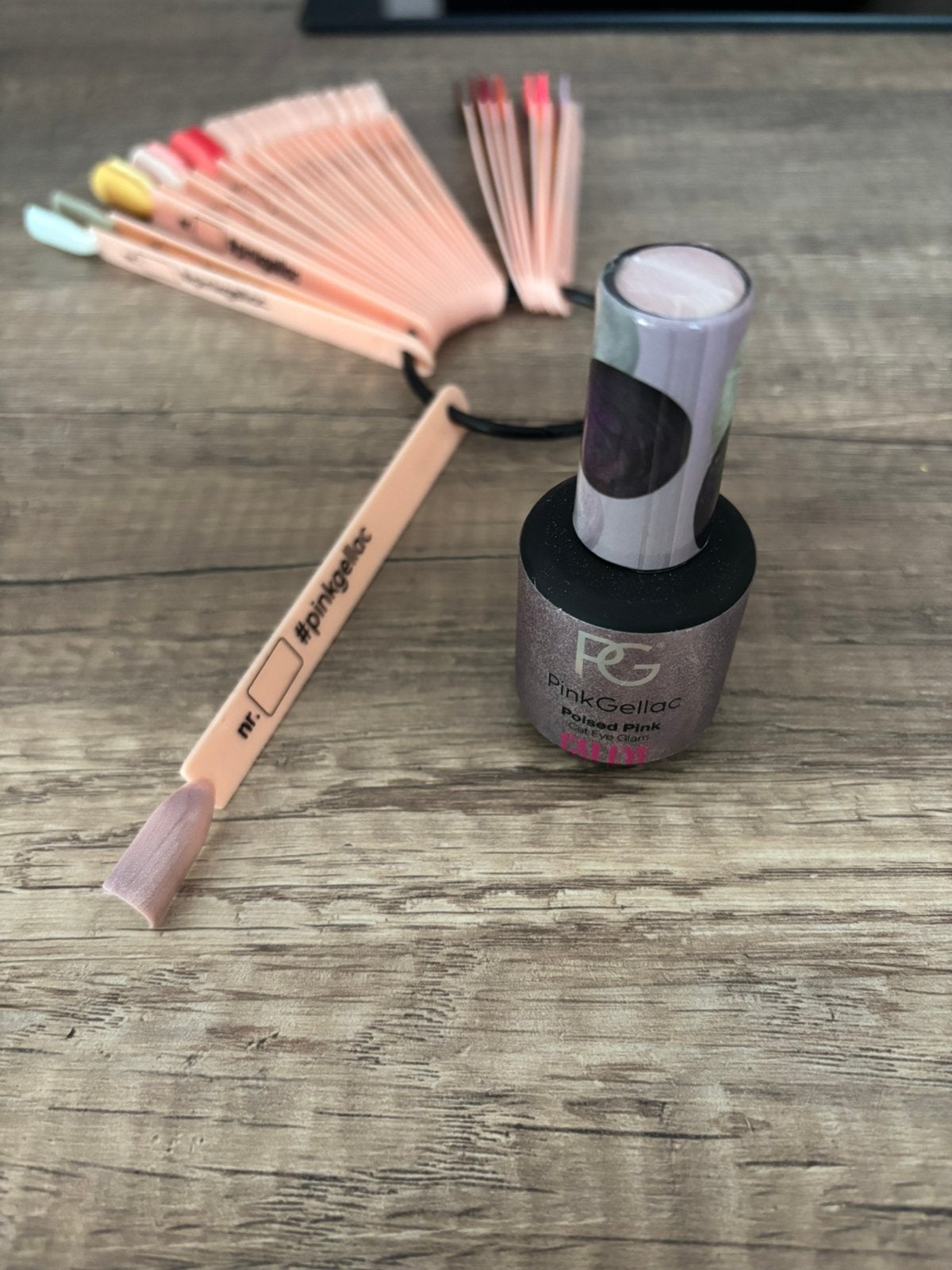 Pink Gellac lila, Ophalen of Verzenden, Zo goed als nieuw, Paars, Handen en Nagels