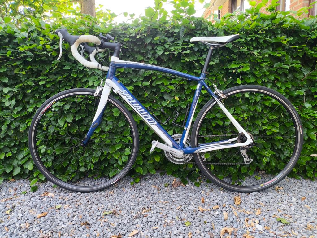 Specialized racefiets aluminium frame carbon voorvork L/56cm, 28 inch, Carbon, Velgrem, Zo goed als nieuw