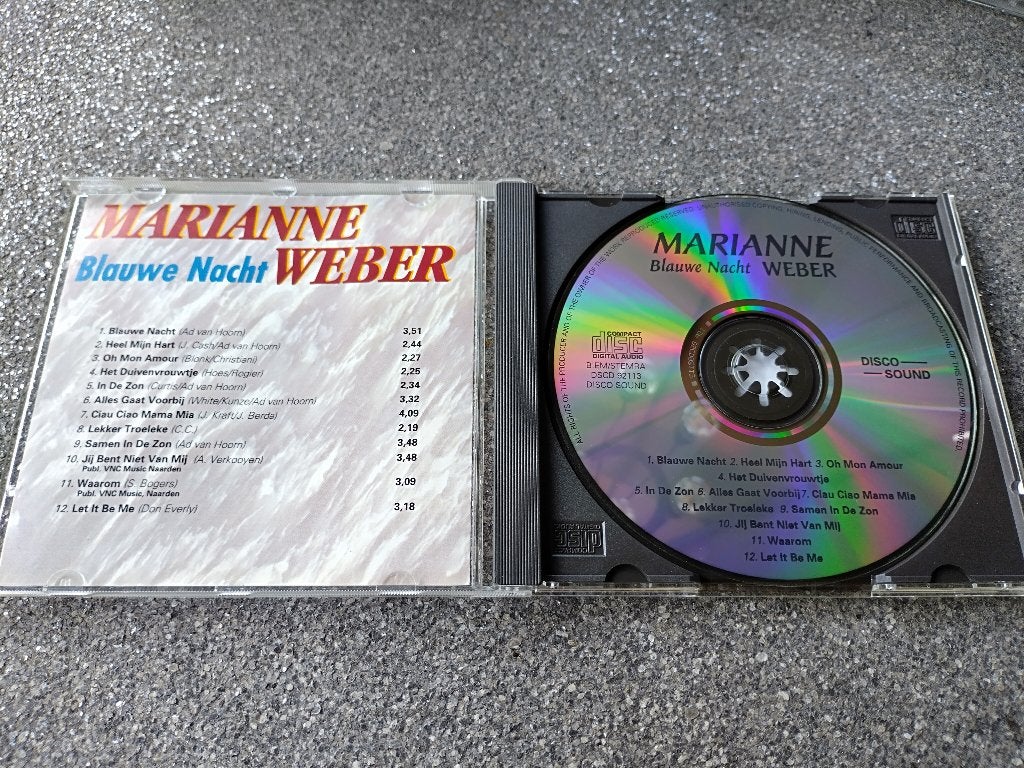marianne weber- blauwe nacht, Ophalen, Gebruikt, Pop, Album