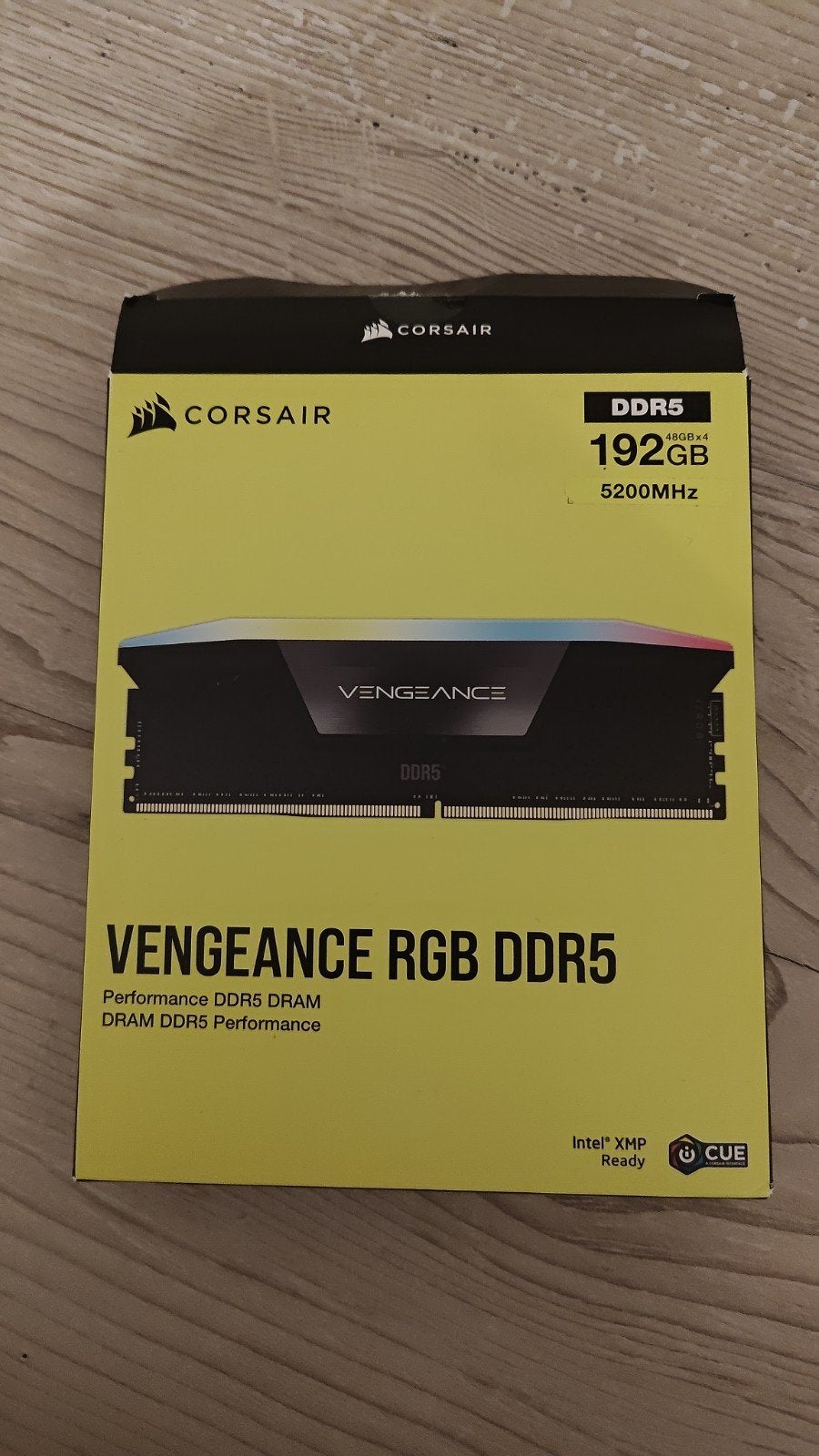 Corsair Vengeance RGB DDR5 192GB (4x48GB) 5200MHz – Nieuw in, Nieuw, Ophalen of Verzenden, Desktop, DDR5