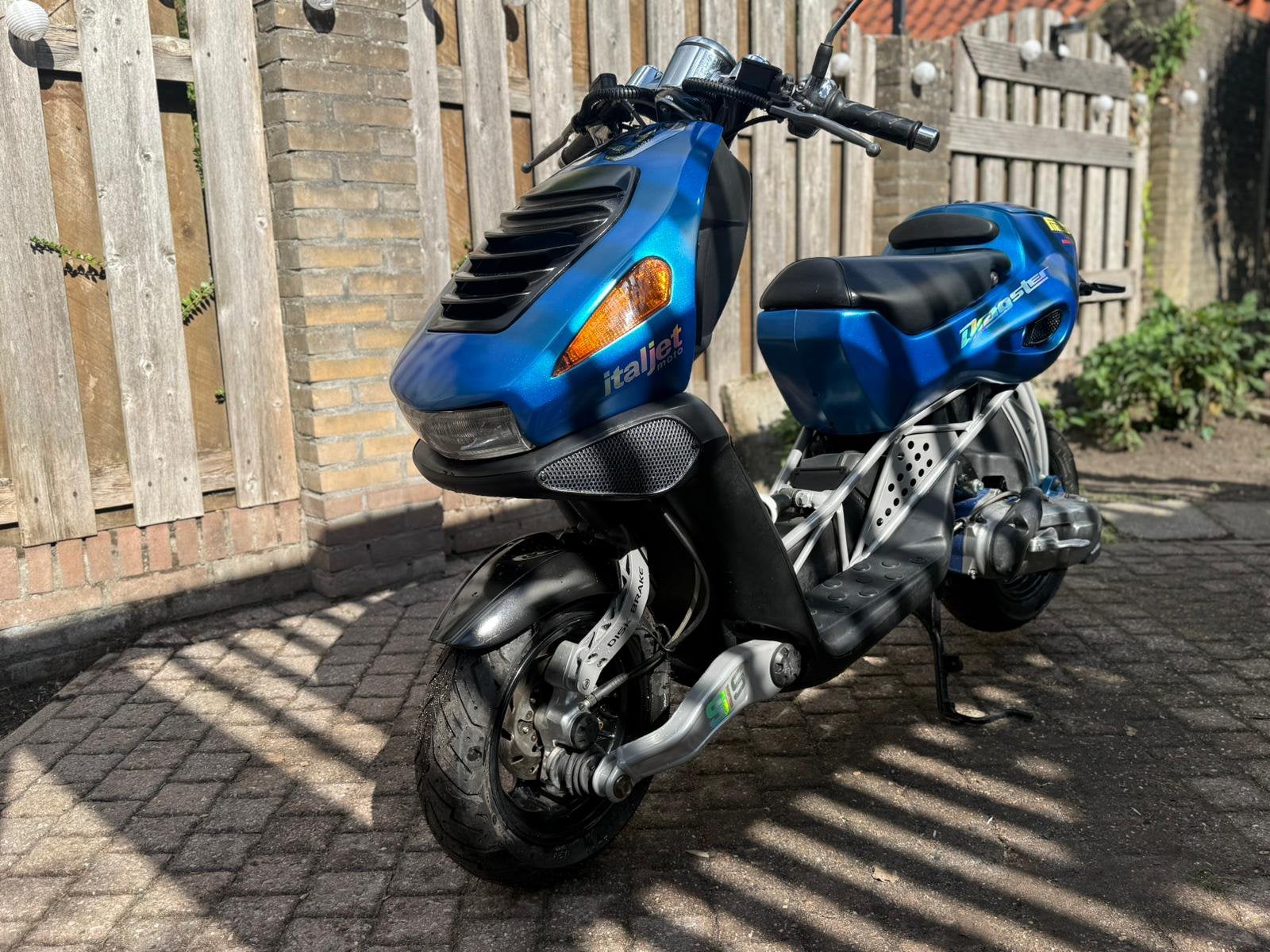 Italjet dragster 70cc, Fietsen en Brommers, Scooters | Overige merken, Ophalen, Zo goed als nieuw, Benzine