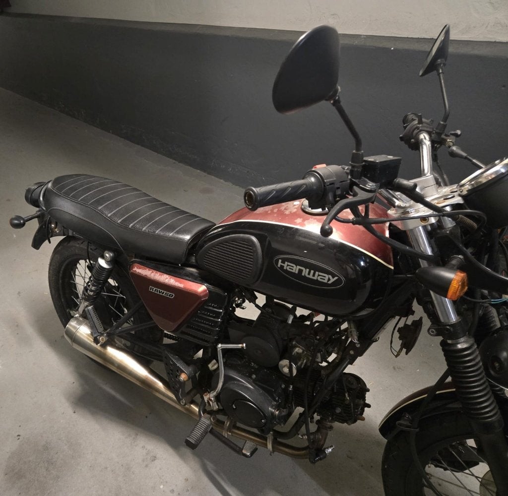 Hanway RAW50 Zwart/Rood - project, Gebruikt, Ophalen, Overige merken, 4 versnellingen