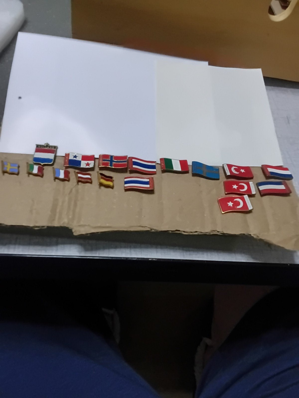 Diverse geëmailleerde en normale vlaggen speldjes, Ophalen of Verzenden, Gebruikt, Overige onderwerpen