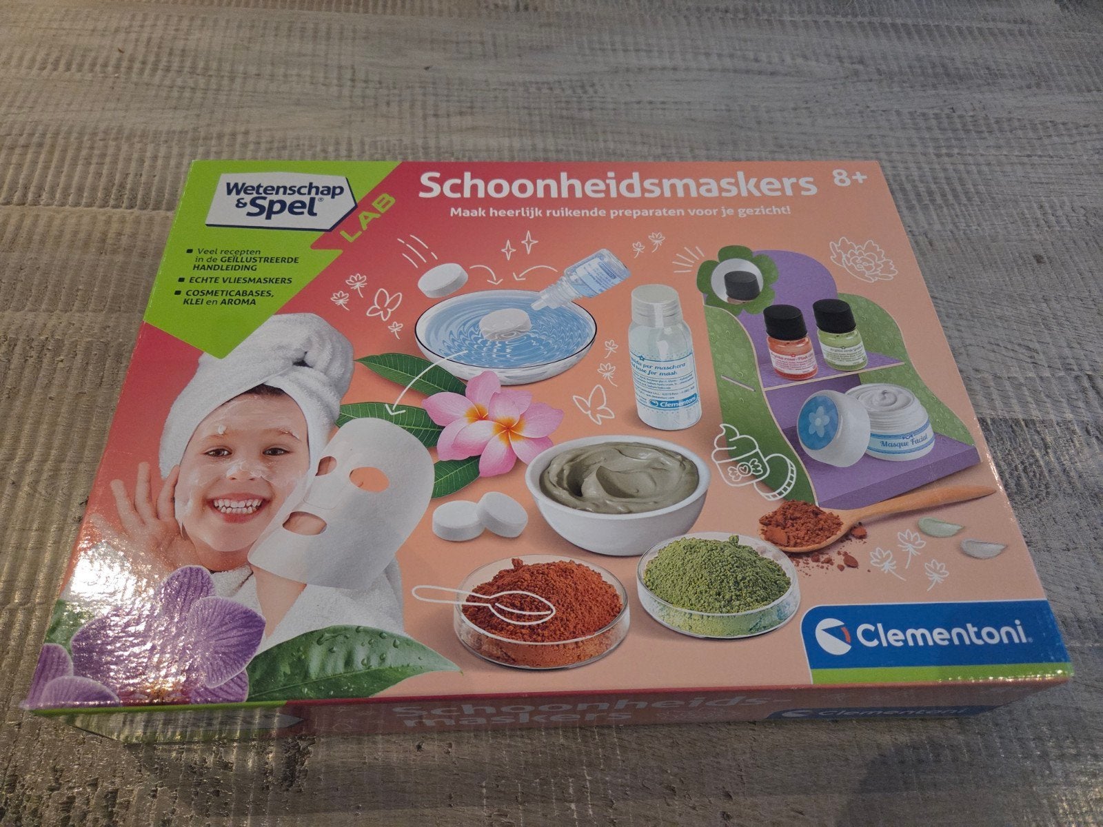 Clementoni Schoonheidsmaskers Wetenschap & Spel Lab, Ophalen of Verzenden, Nieuw, Knutselen