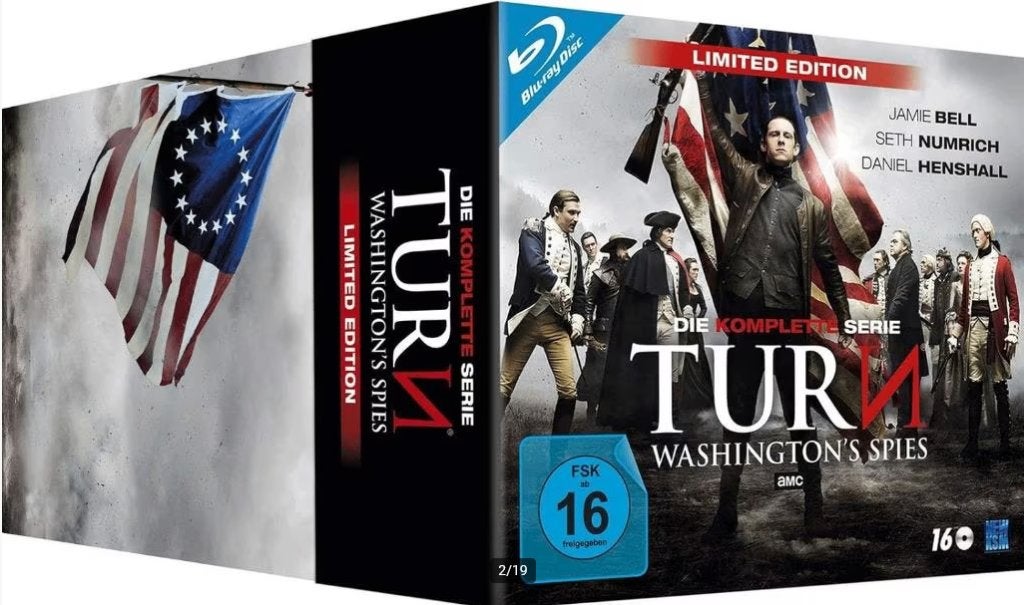 Turn:Washington Spies - SERIE (BLU RAY & DVD/ DUITSE O.T.!), Vanaf 12 jaar, Verzenden, Zo goed als nieuw, Actie en Avontuur