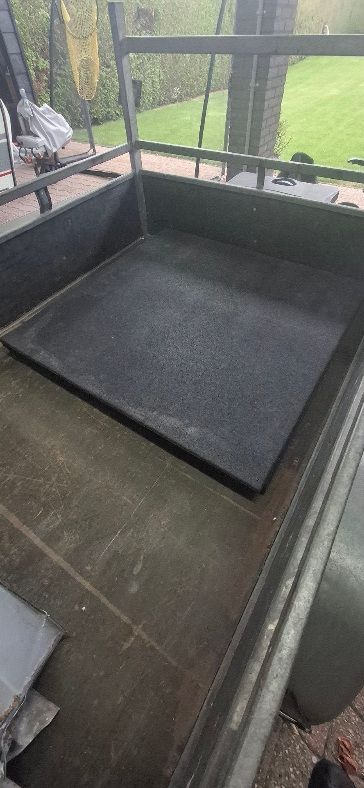 Rubber tegels 100x100x15, Ophalen, 60 cm of meer, Minder dan 5 m², Vloertegels