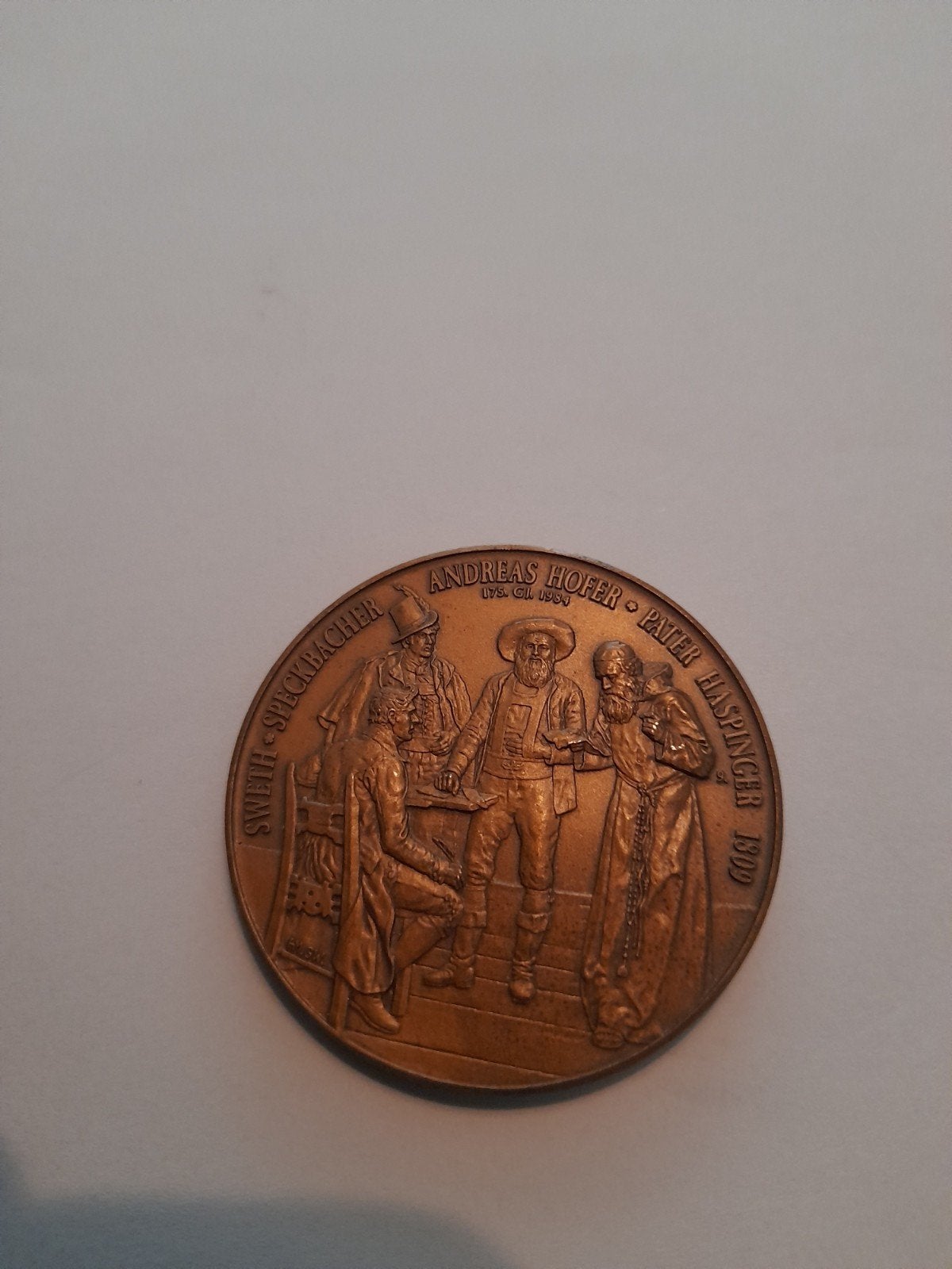 tirol, Postzegels en Munten, Penningen en Medailles, Ophalen of Verzenden, Brons