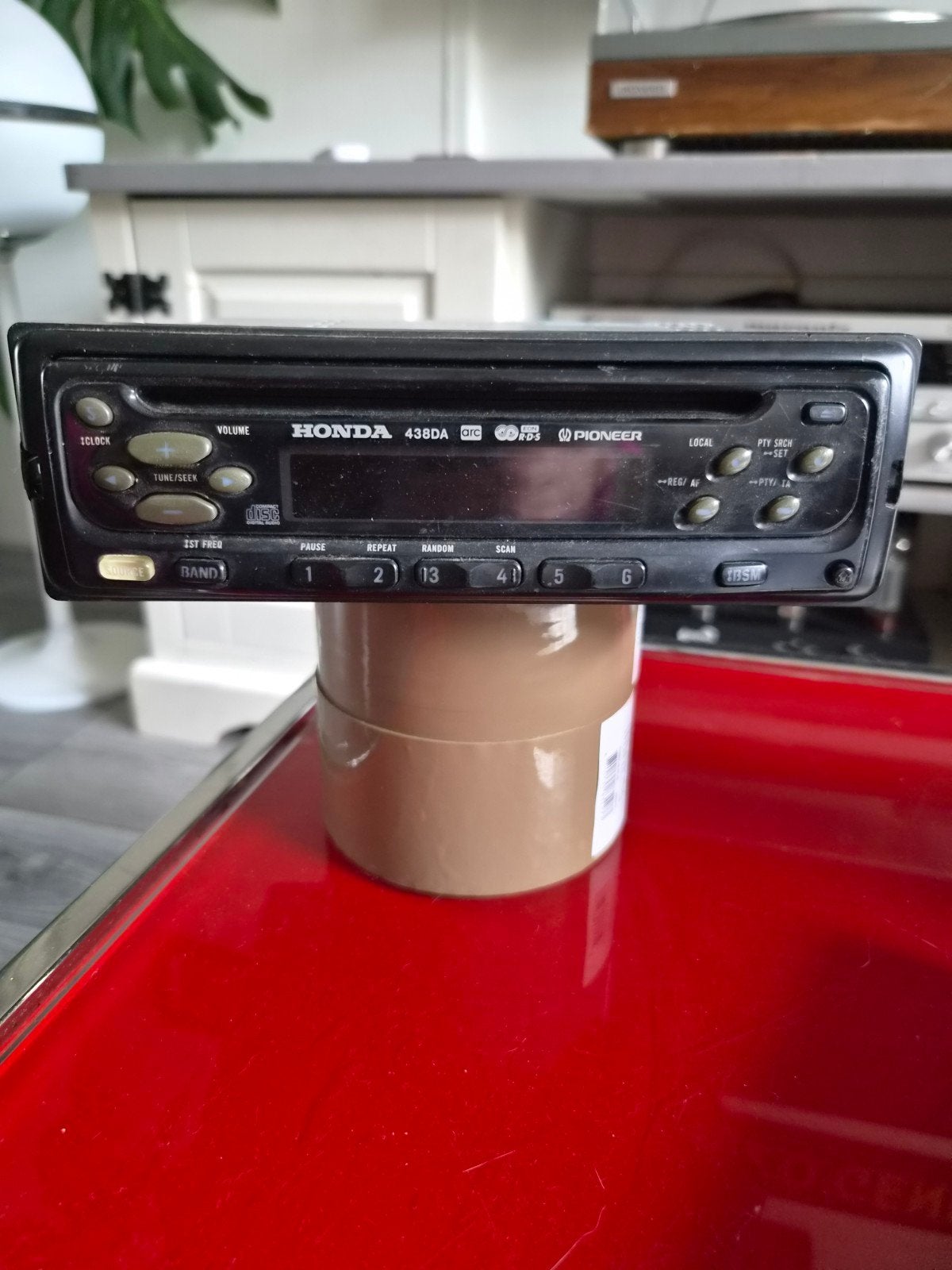 Honda 438DA Pioneer Radio Civic Prelude  90's, Ophalen of Verzenden, Gebruikt