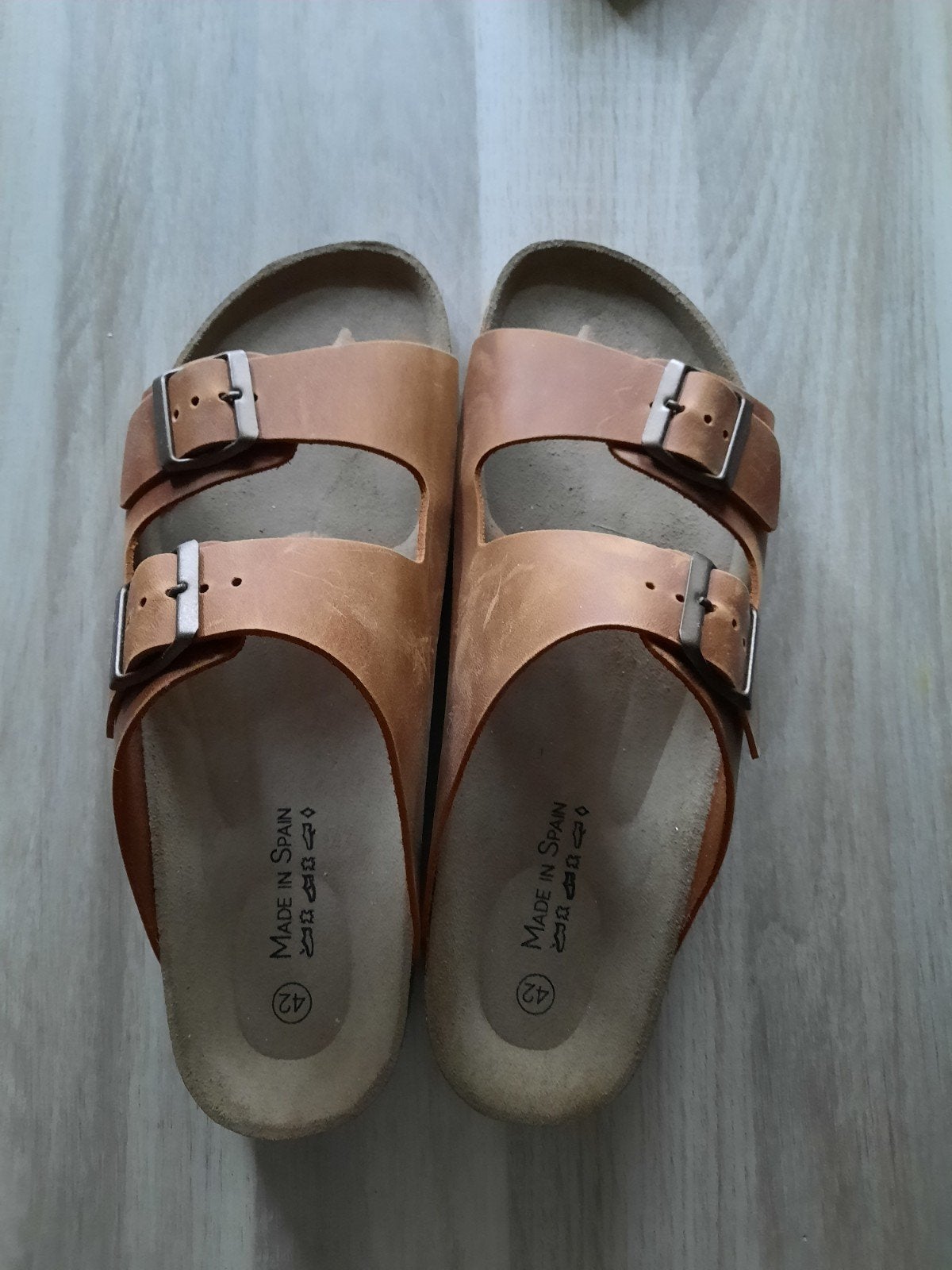 Leren slippers nieuw maat 42, Ophalen of Verzenden, Nieuw