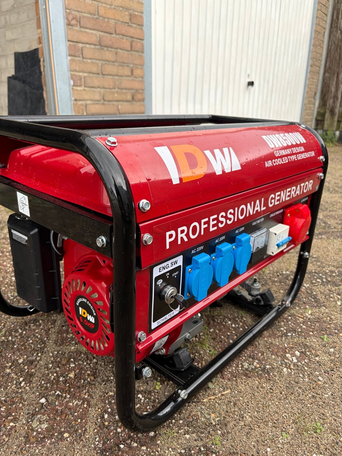 IDWA Professional Generator - Zo goed als nieuw, Ophalen of Verzenden, Zo goed als nieuw, 5 tot 10 kVA, Benzine
