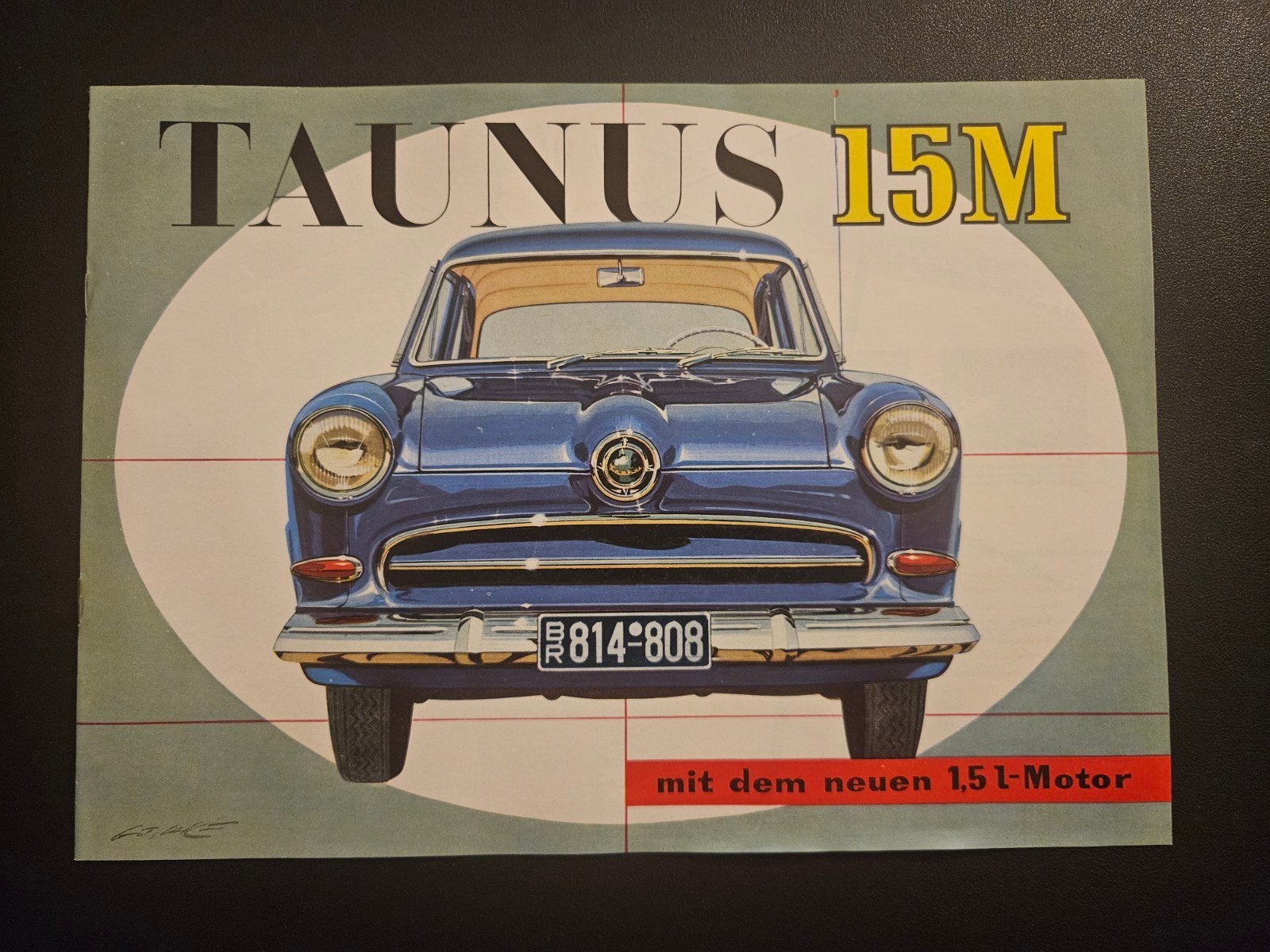 Brochure Ford Taunus 15M, Ophalen of Verzenden, Zo goed als nieuw, Ford