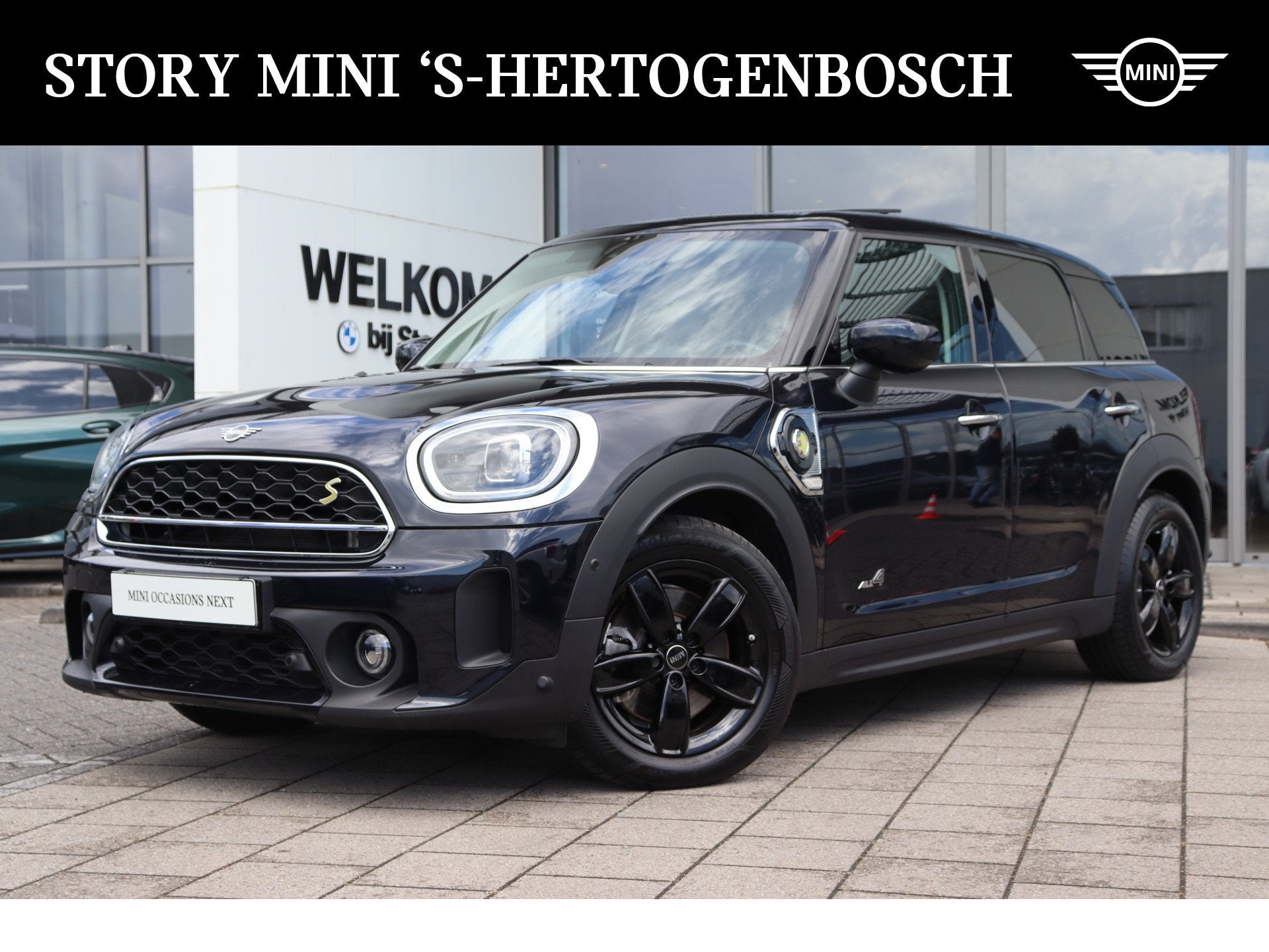 MINI Countryman Cooper SE ALL4 Automaat / Achteruitrijcamera, Gebruikt, Zwart, Countryman, Met garantie (alle)