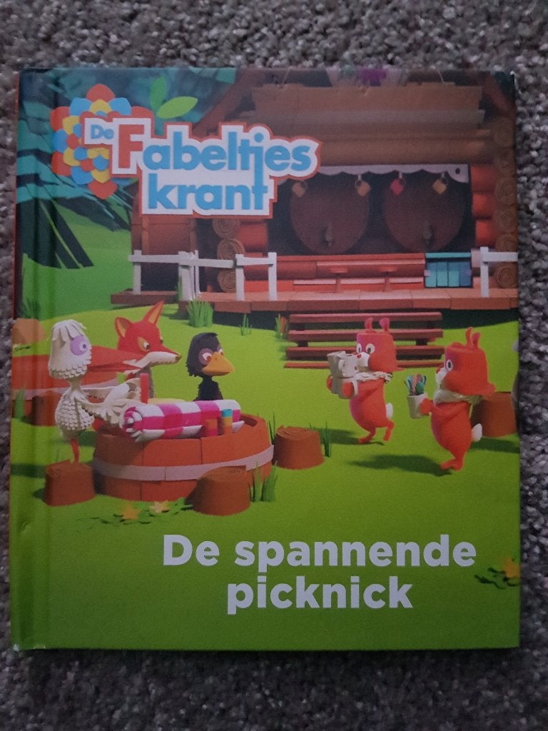 Boek : De Fabeltjeskrant - De spannende picknick, Boeken, Ophalen of Verzenden, Gelezen, Sandy Volckaert, Fictie algemeen
