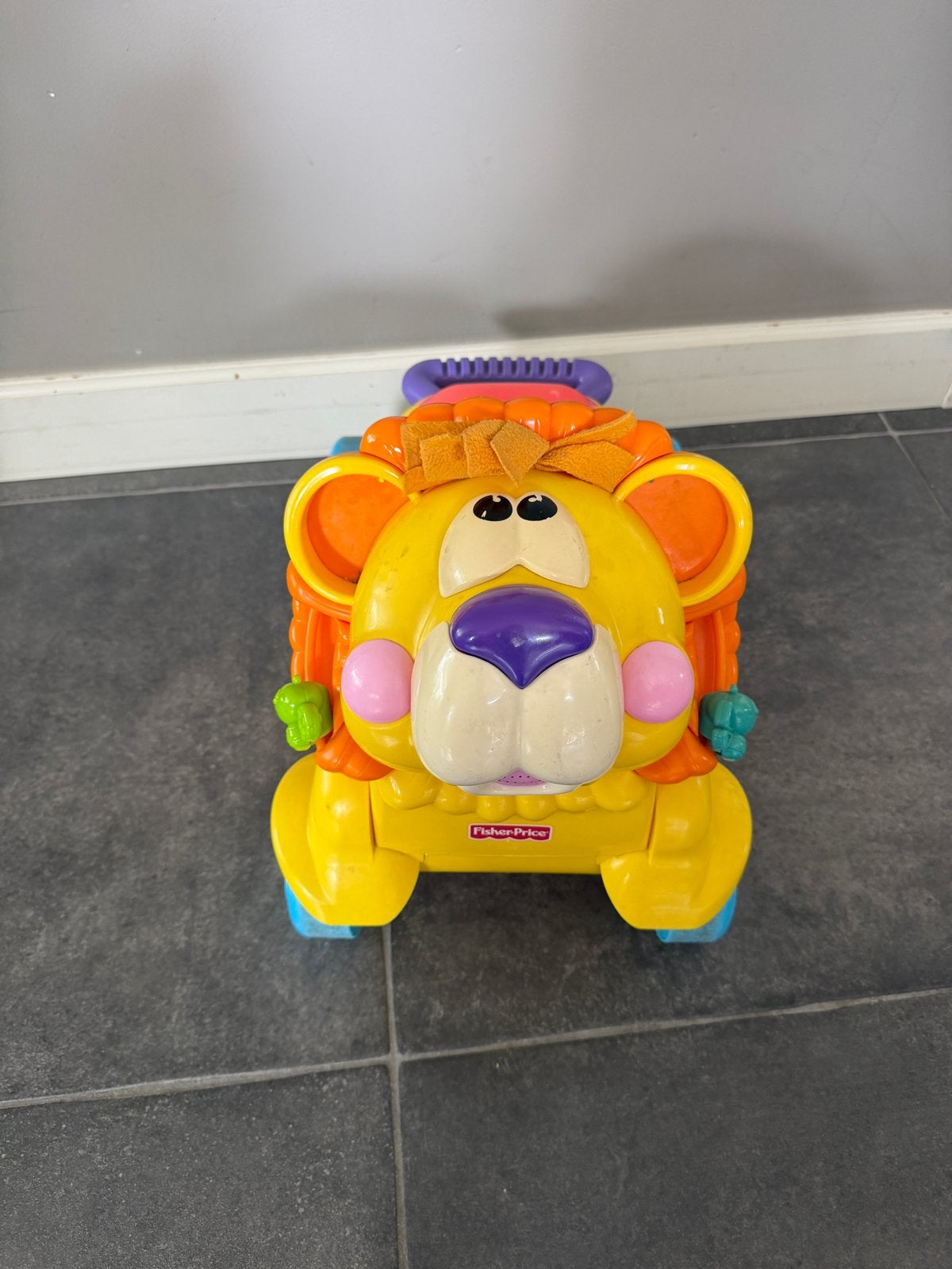 Fisher-Price Loopauto Leeuw 2-in-1 met geluid, Ophalen, Gebruikt, Auto of Voertuig, Met licht