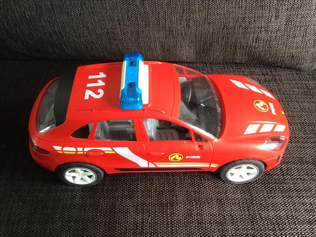 Playmobil brandweer porche, Ophalen of Verzenden, Zo goed als nieuw