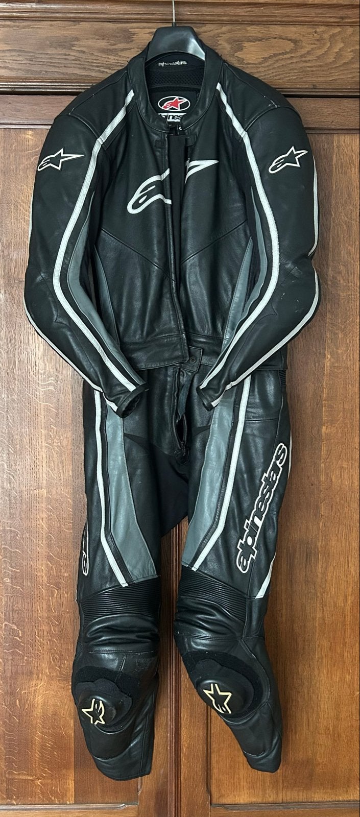 Alpinestars Leren Motorpak - Maat 54, Motoren, Ophalen of Verzenden, Tweedehands, Heren, Combipak