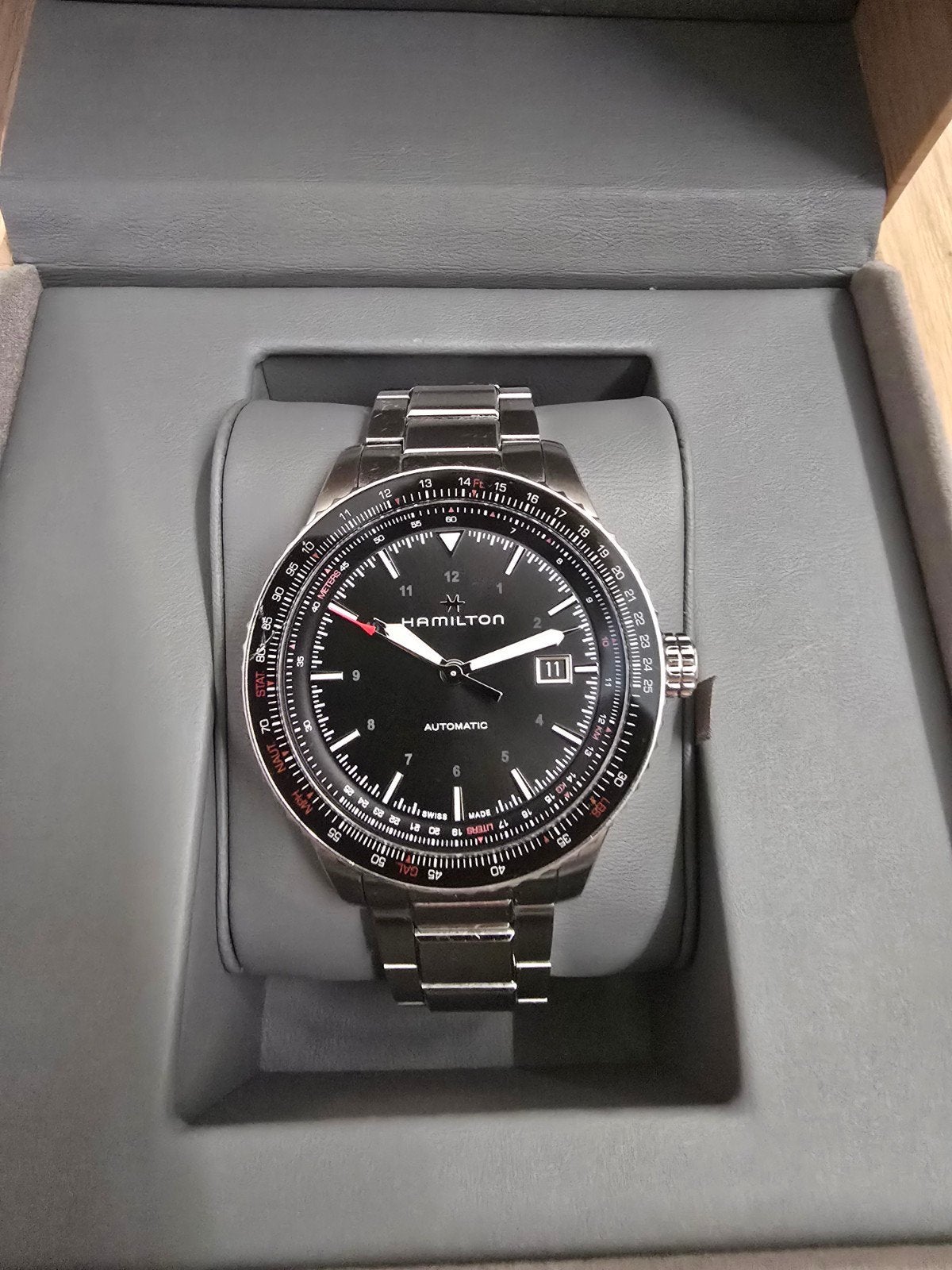 Hamilton Converter Auto H76615130 horloge 42 mm, Overige merken, Staal, Gebruikt, Staal