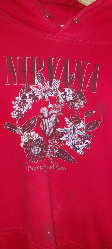 NIRVANA hoodie xxl, Verzenden, Zo goed als nieuw, Jongen of Meisje, Trui of Vest
