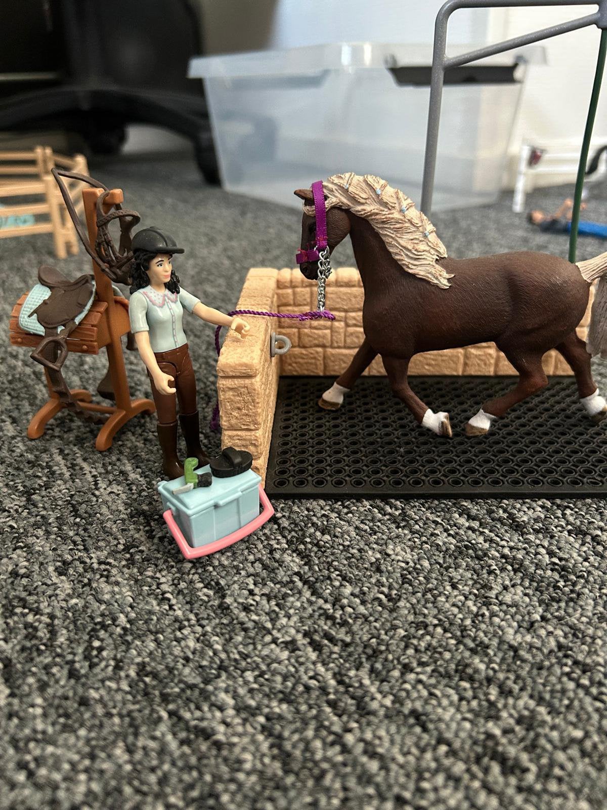 Complete schleich set poetsplaats, Ophalen of Verzenden, Zo goed als nieuw