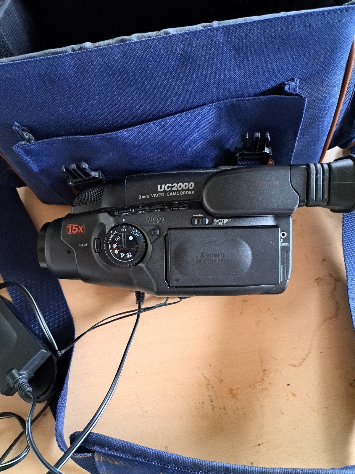 Canon UC2000 8mm Video Camcorder met tas en accessoires, Ophalen of Verzenden