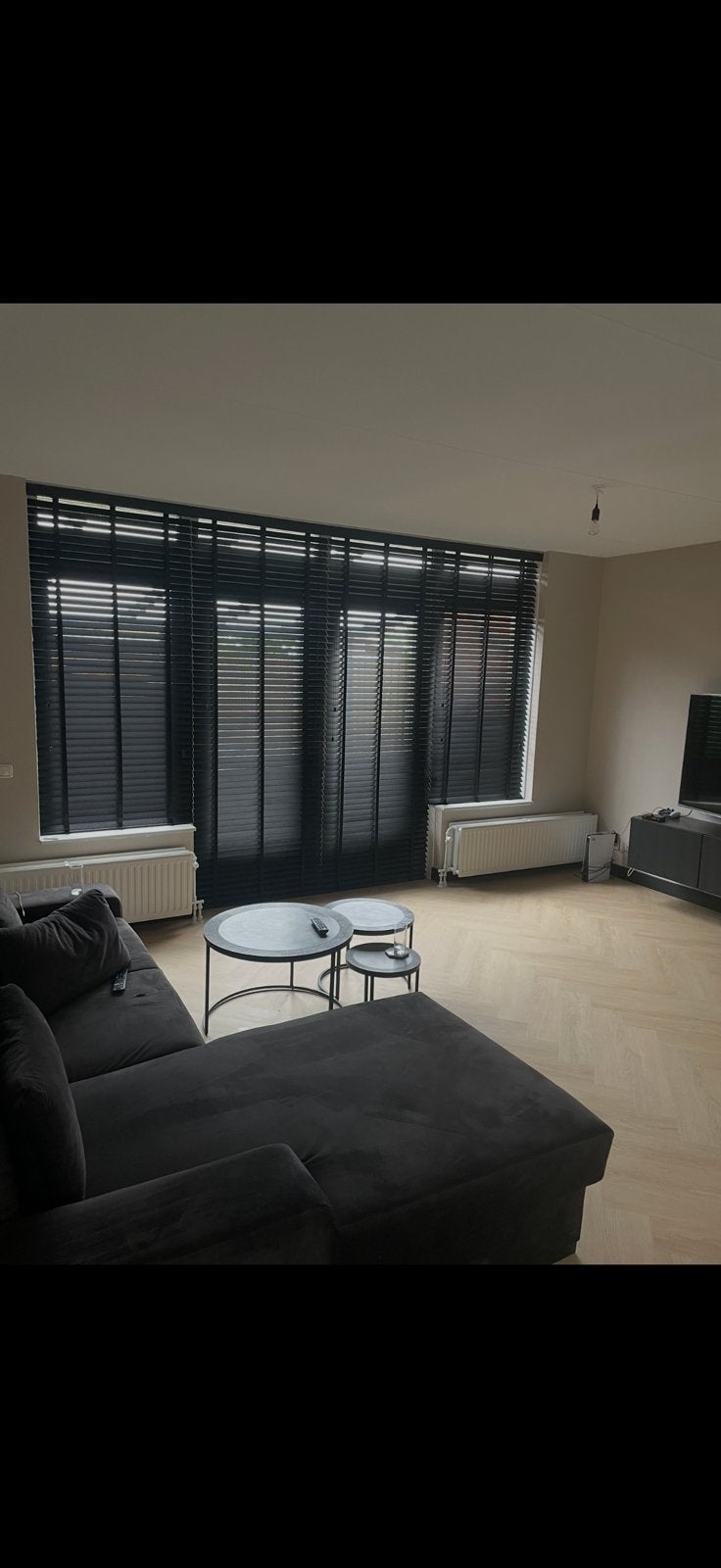 Bamboe Jaloezieën zwart, Huis en Inrichting, Ophalen, Overige merken, Zwart, Zo goed als nieuw