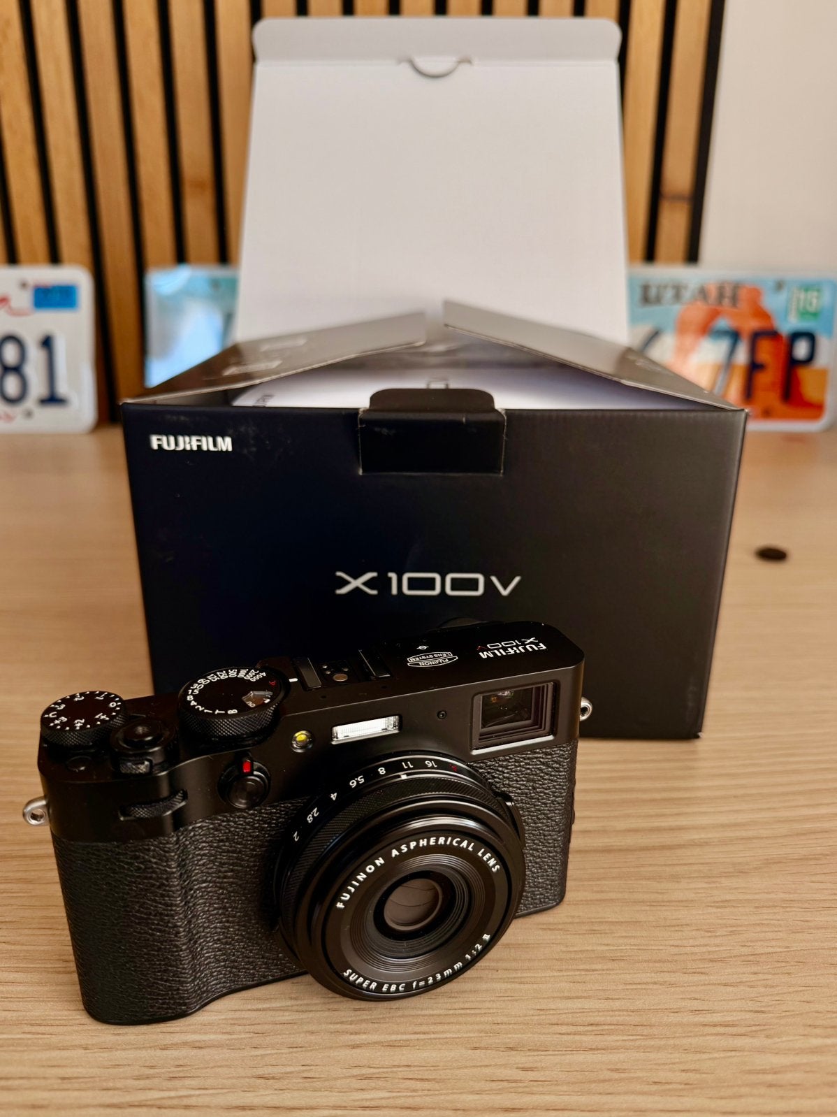Fujifilm X100V zwart, Audio, Tv en Foto, Fotocamera's Digitaal, Gebruikt, Handleiding, Ophalen of Verzenden, Fujifilm