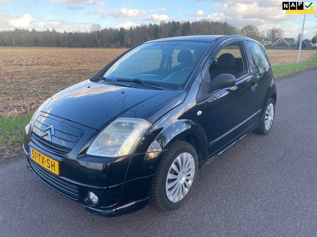 Citroen C2 1.4i Caractère, Auto's, Voorwielaandrijving, 4 cilinders, 965 kg, Zwart