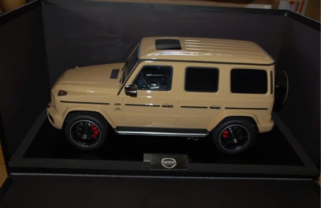 SALE ! 1:8 Minichamps Mercedes G63 2018 Wustensand LTD99 WRH, Hobby en Vrije tijd, Ophalen, Zo goed als nieuw, 1:5 t/m 1:8, Auto