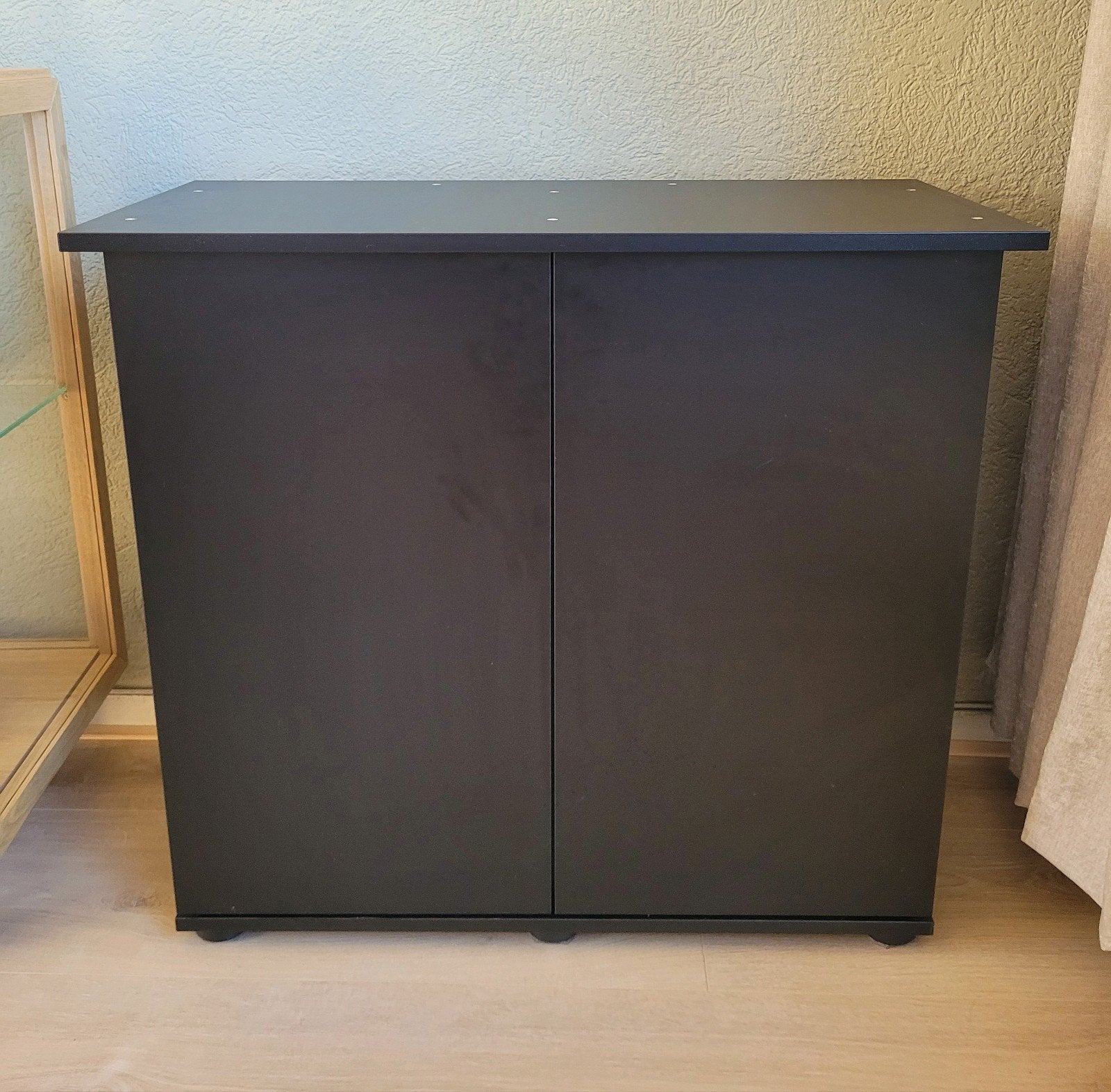 Aquariumkast - Zwart meubel 80x36x73, Ophalen, Gebruikt