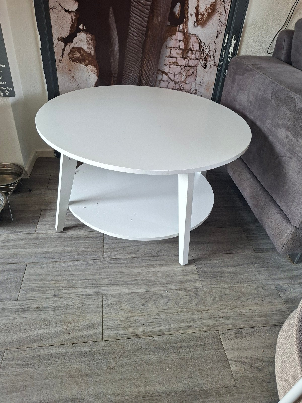 4x Mooie Salontafels €15 per stuk- Wit, Ovaal, Stijlvol, Huis en Inrichting, Tafels | Salontafels, 50 tot 100 cm, Nieuw, Ovaal