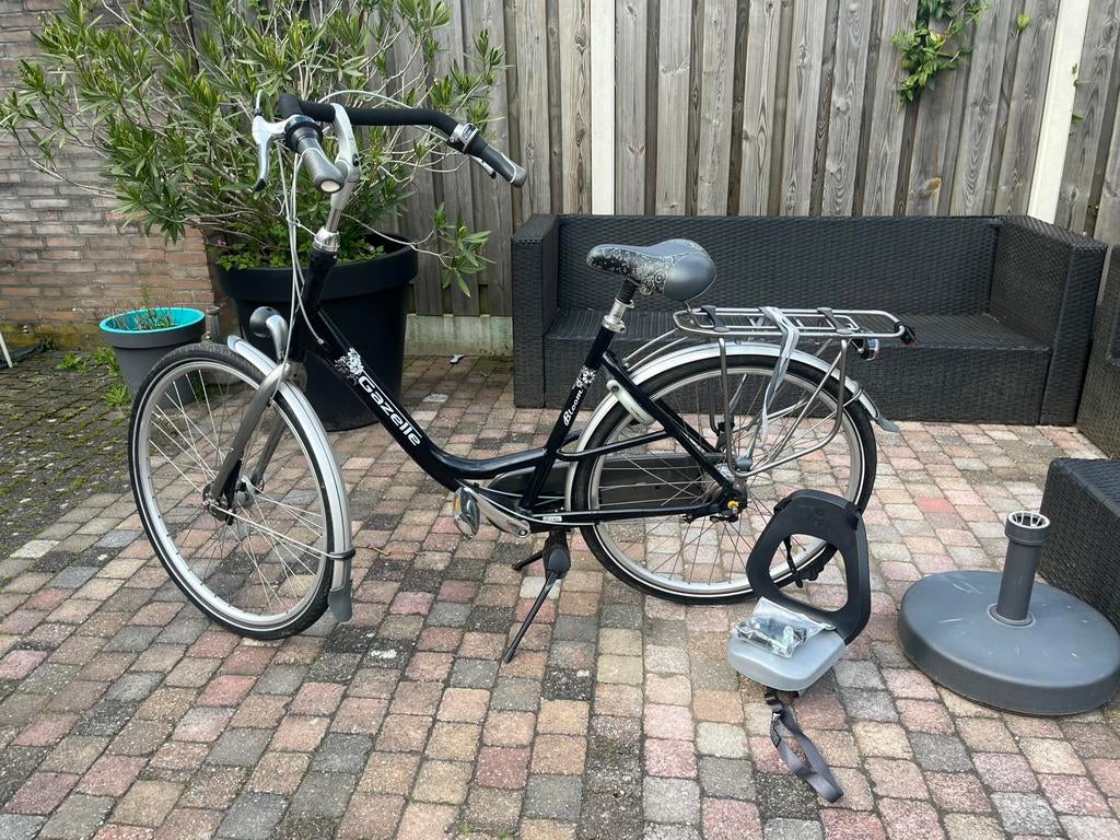 Gazelle Bloom moederfiets 7 versnellingen + kinderzitje, Ophalen of Verzenden, Zo goed als nieuw, Trommelrem