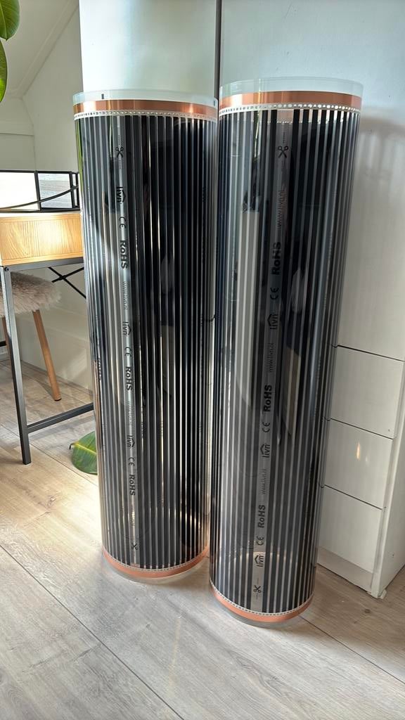 Livn infrarood vloerverwarming 3m2, Ophalen of Verzenden, Zo goed als nieuw, Hout, Cd's