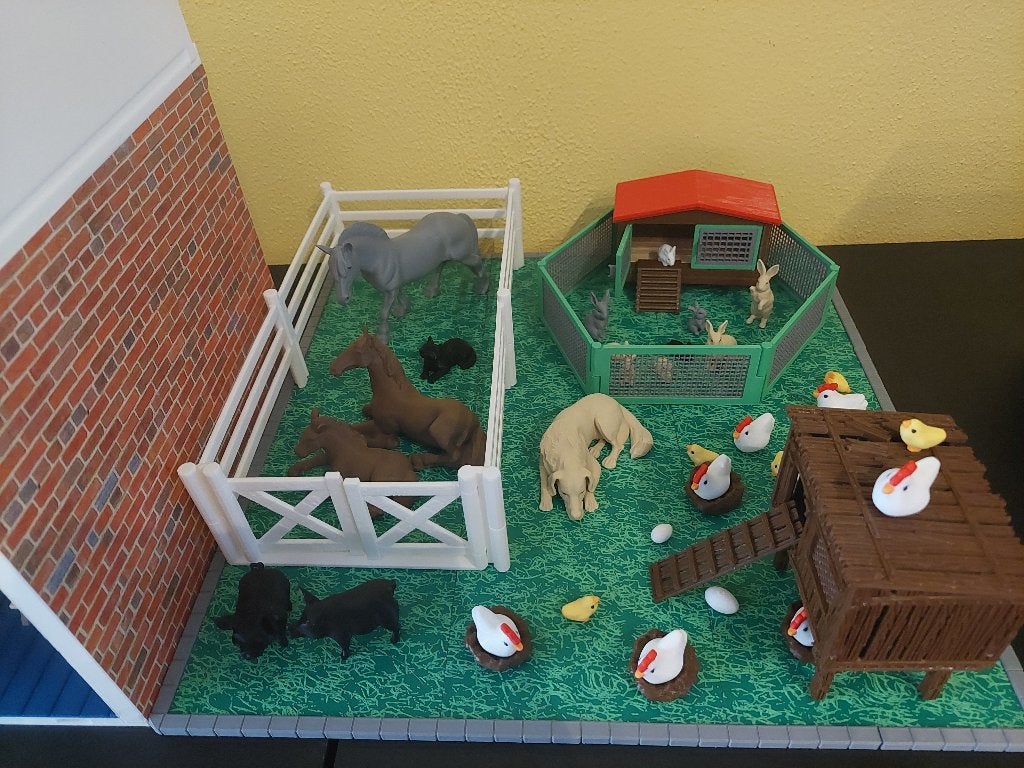Kinderboerderij voor poppenhuis, Ophalen of Verzenden, Nieuw, Poppenhuis