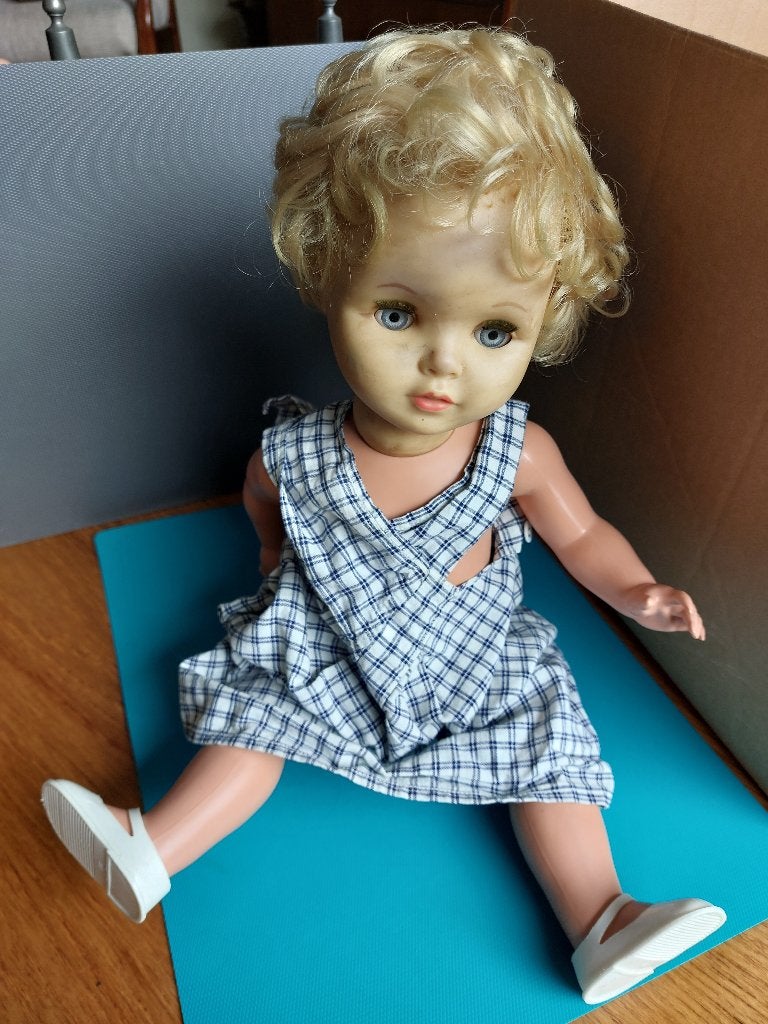 Vintage pop Made in W-Germany - Maakt geluid bij omdraaien, Ophalen, Gebruikt, Pop