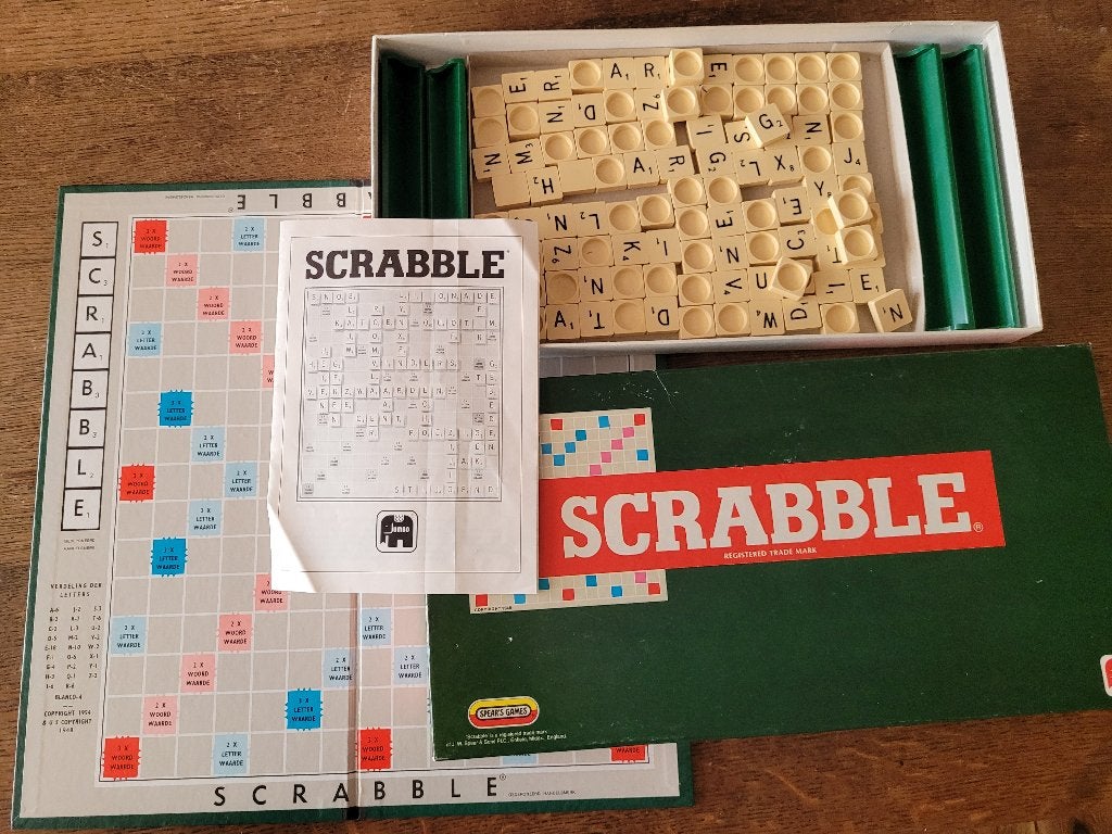 Scrabble spel, Drie of vier spelers, Ophalen of Verzenden, Gebruikt, Jumbo