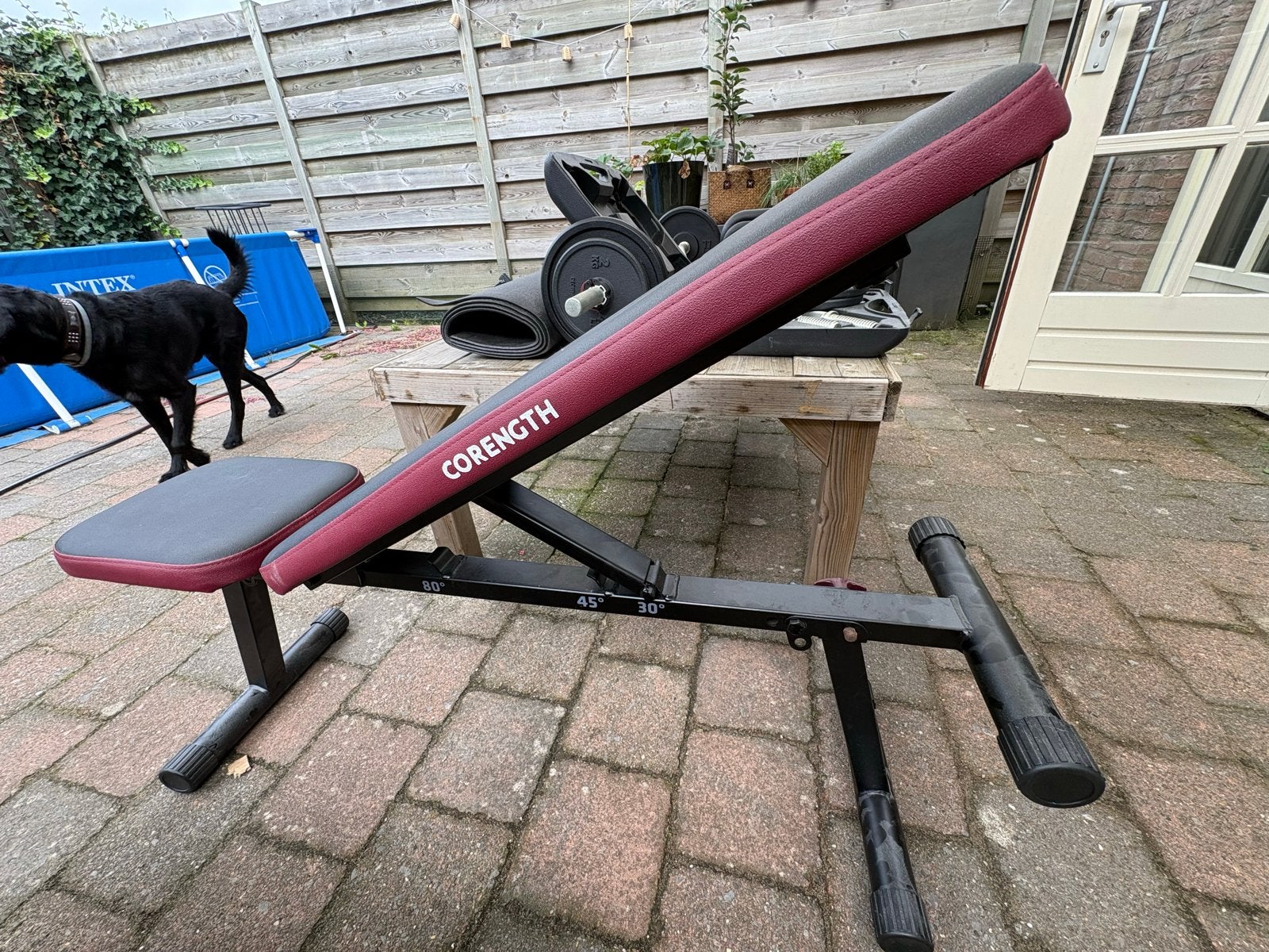 Complete Fitness Set: Bank, Halters, Kettlebells en meer, Sport en Fitness, Ophalen, Gebruikt