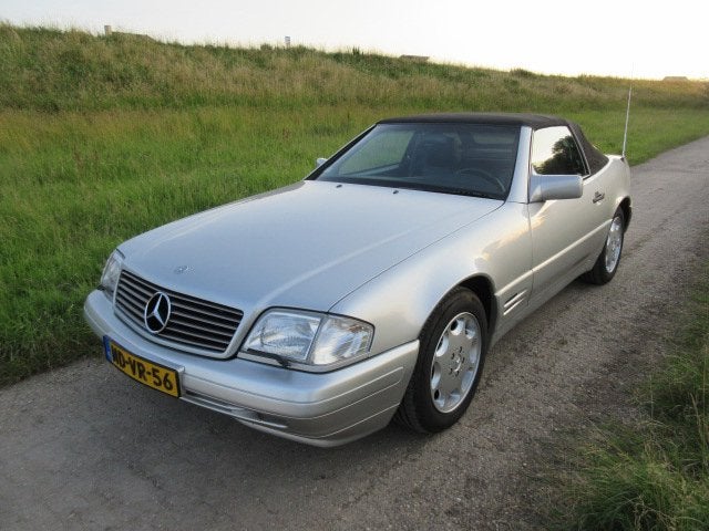 Mercedes-Benz SL 2.8 Sl280 Roadster AUT 1995 Grijs, Auto's, Mercedes-Benz, Automaat, Achterwielaandrijving, Cabriolet, Origineel Nederlands