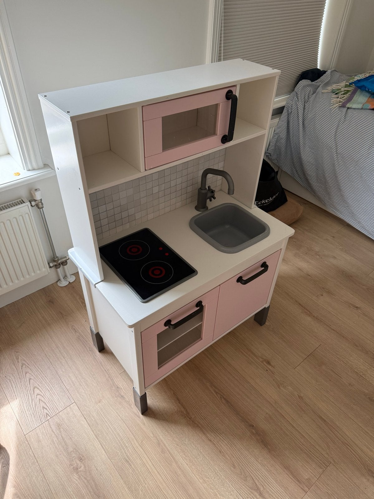 Ikea Duktig keukentje opgeknapt door opa, Ophalen, Gebruikt, Jongen of Meisje
