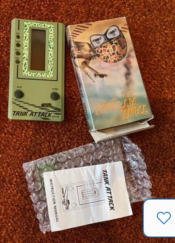 Vintage Tank Attack GP-10 Handheld Game, Spelcomputers en Games, Games | Overige, Gebruikt, Shooter, 1 speler, Vanaf 7 jaar, Ophalen